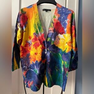 Grace Elements Floral Cardigan Sweater